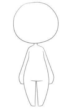 Person Template Drawing, Cute Chibi Base, Chibi Base, Drawing Anime Bodies, Chibi Girl Drawings, Chibi Body, Body Template, Chibi Sketch, Drawing Body Poses