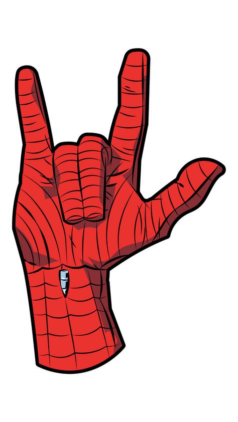 Peter Parker, aka Spider-Man, possesses a natural talent for science, standing out as a top student in high school and college. He developed inventions such as his Web-Shooters, the wrist-worn... Spiderman Hand, Spiderman Stickers, Webbed Hands, Spiderman Man, Spiderman Web, Spider Man Into The Spider Verse, Into The Spider Verse, Spiderman Spider, Spiderman Pictures