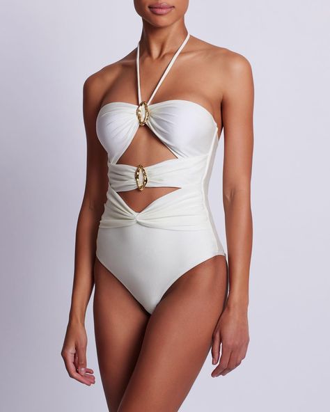 Closet Tour, White Bathing Suit, Sleeve Swimsuit, Swimsuits Outfits, Lycra Fabric, One Piece Images, Cute Swimsuits, Runway Collection, Made In Brazil