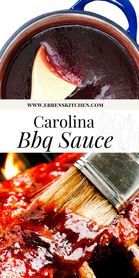 Tangy and flavorful Carolina BBQ Sauce recipe that captures the essence of the Carolinas. Perfect for marinating, basting, or dipping your grilled meats. Elevate your BBQ game with this classic Carolina-style sauce. Easy to make and full of delicious flavors! #BBQsauce #CarolinaBBQ #GrillingRecipes Carolina Style Bbq Sauce, Bbq Sauce Homemade Easy, Carolina Bbq, Carolina Bbq Sauce, Slow Cooked Meat, Grilled Meats, Condiment Recipes, The Carolinas, Bbq Sauce Recipe