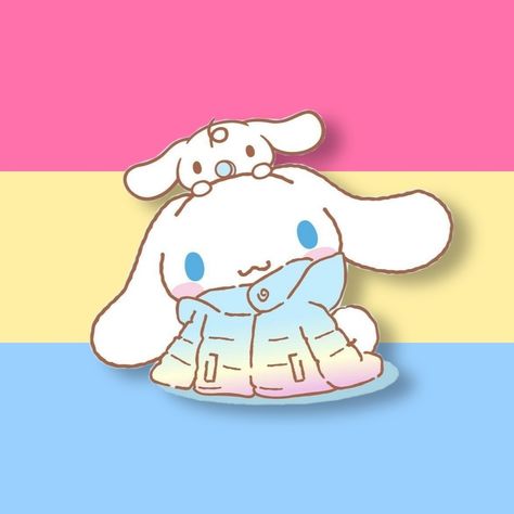 Pan Pfp, Cinnamoroll Pfp, Sanrio Pfp, Pride Icons, Helix Piercings, Cute Sanrio, Lgbtq Stuff, Pansexual Pride, Pride Art