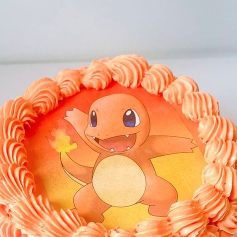 AJ Cravings LLC on Instagram: "6” charmander cake 🔥 
•
•
•
DM to order! ✨" Charmander Birthday Cake, Charmander Cake, Bento Cake, Birthday Cake, Pokemon, Cake, Birthday, On Instagram, Quick Saves