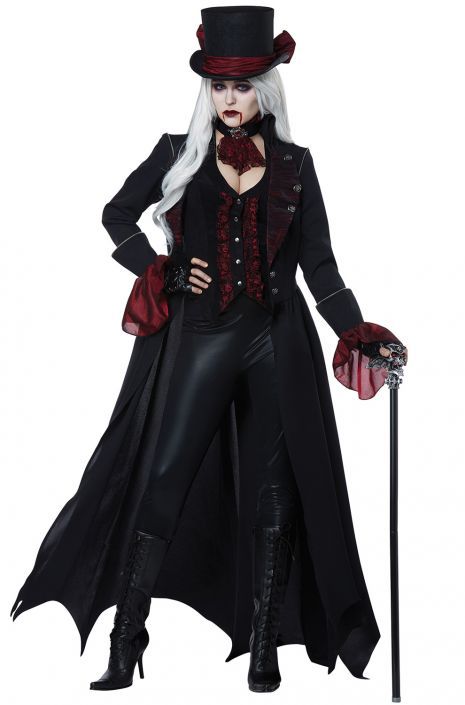 Dressed To Kill Adult Costume Funny Women Costumes, Victorian Vampire Costume, Vampire Costume Women, Vampire Costume Diy, Pretty Woman Costume, Costumes For Work, Vampire Halloween Costume, Vampire Costumes, Victorian Vampire