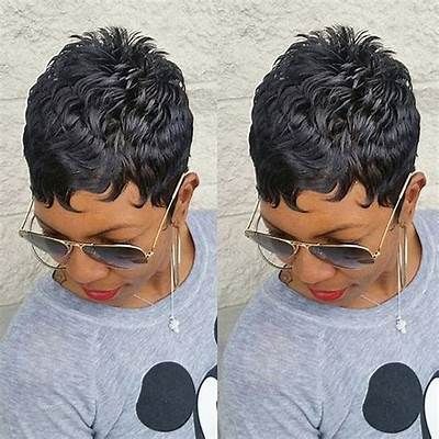 Image result for 27 Piece Quick Weave Short Hairstyle | Short sassy ... 27 Piece Quick Weave, 27 Piece Hairstyles, Short Hair Dont Care, Short Quick Weave, Black Hair Short Cuts, Haute Hair, Quick Weave Hairstyles, Short Sassy Hair, Sassy Hair