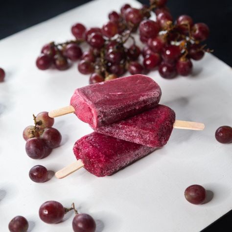 NATIONAL GRAPE POPSICLE DAY - May 27, 2021 | National Today Grape Popsicles, Blueberry Popsicles, Cherry Popsicles, Popsicle Party, Canned Blueberries, Homemade Popsicles, All Fruits, No Cooking, Frozen Treat