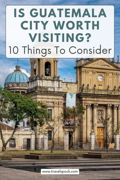 In this article, we're going to help you explore some of these considerations to ensure that you are well-prepared to visit this Guatemala city! 10 things to consider before traveling Travel Guatemala, Itinerary Planner, Places Worth Visiting, Guatemala Travel, Guatemala City, Vacation Itinerary, Traveling Around The World, Mayan Ruins, Perfect Itinerary