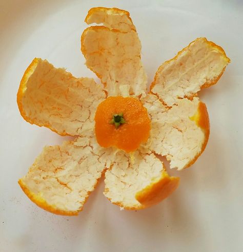 "Perfection" Mandarin orange peel flower Orange Peal, Cutie Orange, Simple Dimple, Mandarin Peel, Orange Peels, Object Design, Fruit Peel, Orange Fruit, Photo Blog