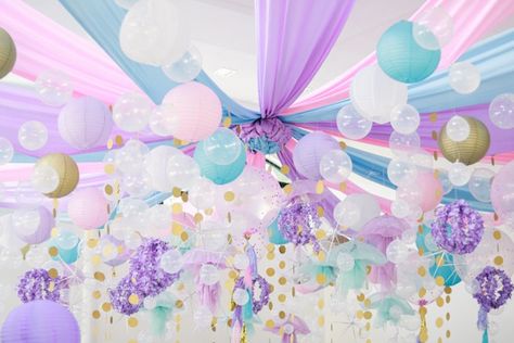 Sea Birthday Party Ideas, Ariel Birthday Party, Under The Sea Birthday Party, Mermaid Theme Birthday Party, Ariel Birthday, Under The Sea Birthday, Birthday Party Decorations Diy, Sea Birthday Party, Mermaid Theme Birthday