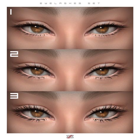 3D eyelashes set | Patreon Makeup For Sims 4, Eyes Sims 4 Cc Preset, Sim4 Cc Body Preset, Sims Face Mods, Sims 4 Cc Female Face, Sims 4 Eyes Presets Cc, Sims 4 Eyelashes Maxis Match, Sims 4 Cc Patreon Eyebrows, Sims 4 Eyelashes Cc Lashes