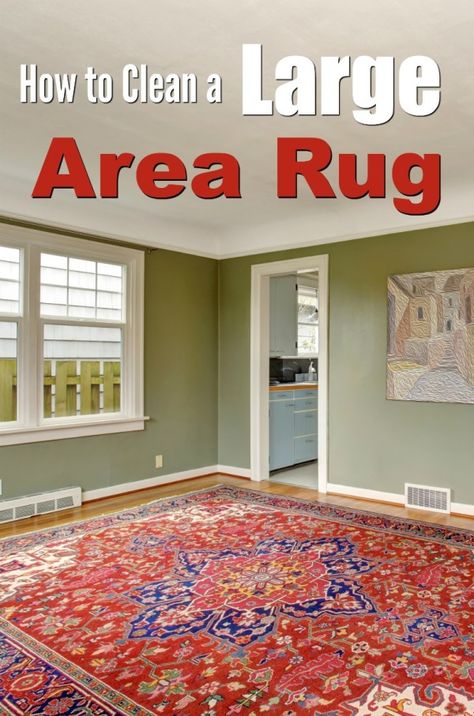 There are many methods for cleaning a large area rug, from steam cleaning, to power washing. Learn how to clean an area rug in this guide. Clean Hacks, Cleaning Area Rugs, Homemade Toilet Cleaner, Clean Baking Pans, Hardwood Floor Cleaner, Cleaning Painted Walls, Bedroom Minimalist, Glass Cooktop, Deep Cleaning Tips