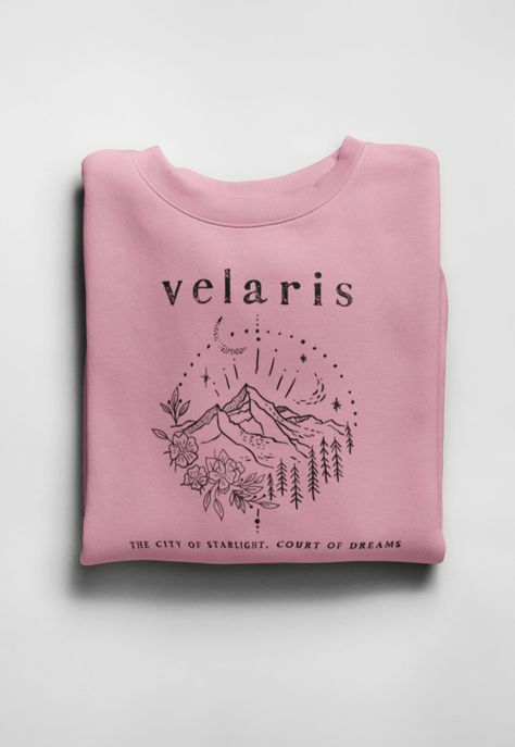 Velaris Sweatshirt, Cassian Azriel, City Of Starlight, Acotar Series, Bat Boys, Cute Shirt Designs, Uk Gifts, Sarah J Maas, Sarah J