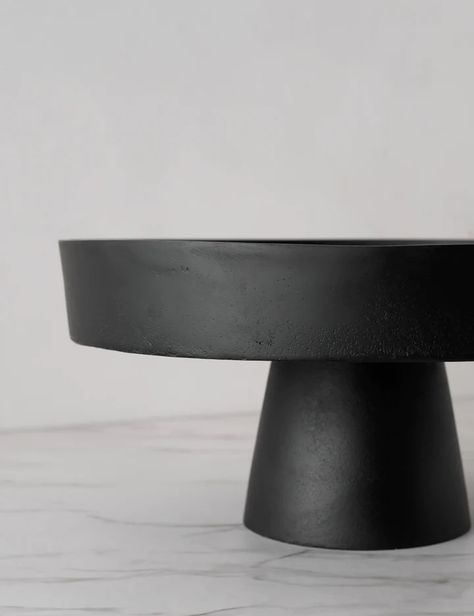 This clean-lined stand sets off your tabletop or counter with minimalist elegance. In a sleek black finish, this metal pedestal offers versatile appeal in both function and style, from centerpiece decor to a fresh offering of pastries or baked goods. Black Cake Stand, Ceramic Cake Stand, Cake Stand Ceramic, Black Cake, Decorative Stand, Lulu And Georgia, Wall Hooks, Cake Stand, Baked Goods