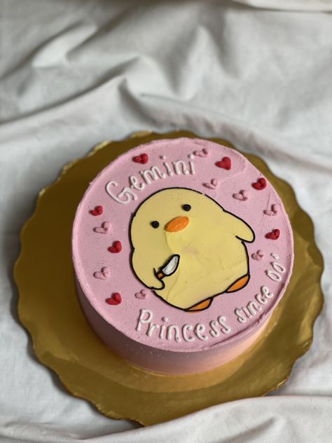 Meme Cakes Birthday, Bento Cake Meme, Cake Meme, Birth Cakes, Cartoon Birthday Cake, Ugly Cakes, Cake For Boyfriend, Chicken Cake, Duck Cake