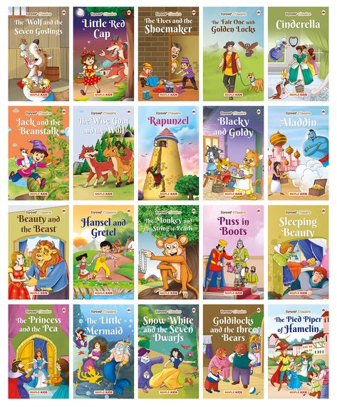 Story Book for Kids (Set of 20 Books) (Illustrated) - Fairy Tales - Moral Stories - Bedtime Stories - 3 Years to 10 Years old - English Short Stories for Kids - Read Aloud to Infants, Toddlers Check more at https://ghandiclass.in/story-book-for-kids-set-of-20-books-illustrated-fairy-tales-moral-stories-bedtime-stories-3-years-to-10-years-old-english-short-stories-for-kids-read-aloud-to-infants-toddlers/ English Short Stories For Kids, Fairy Story Book, English Books For Kids, Fable Books, English Story Books, Story Tale, English Short Stories, Princess Stories, Kids Story