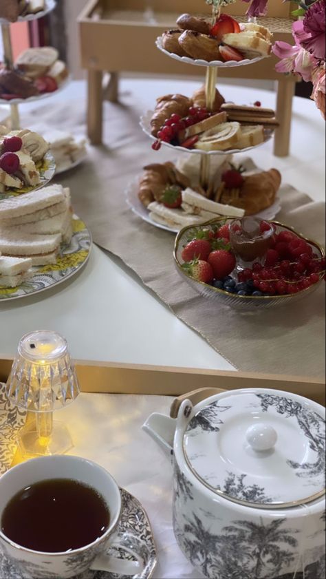 Afternoon tea at home cake flowers Simple Afternoon Tea At Home, Traditional Afternoon Tea, Indian Afternoon Tea, Best Afternoon Tea In London, Afternoon Tea At Home, The Savoy London Afternoon Tea, Tea At Home, Chocolate Fondue, Afternoon Tea