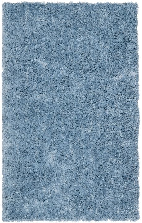 Classic Blue Shag Area Rug - Safavieh.com Light Blue Bedroom, Soft Shag, Modern Colonial, Carpet Texture, Light Blue Rug, Light Blue Area Rug, Blue Carpet, Furnishings Design, Color Light Blue