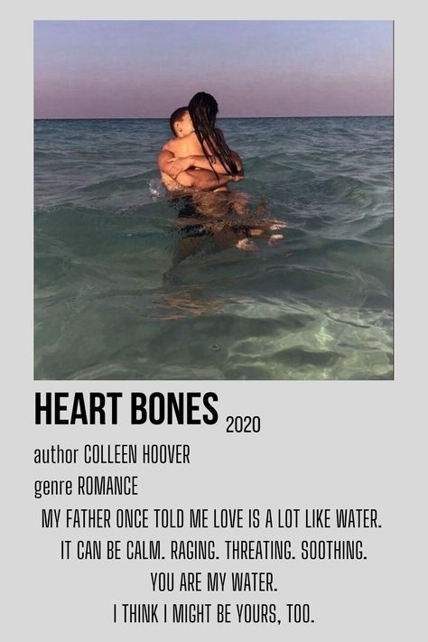 Shawn Samson Heart Bones, Heartbones Colleen Hover, Wattpad Movies To Watch, Heart Bones Book, Samson Heart Bones, Colleen Hoover Heart Bones, Heart Bones Colleen Hoover, Minimalistic Polaroid Poster, Heart Bones