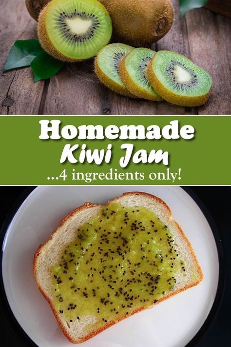 Kiwi Berries Recipes, Overripe Kiwi Recipes, Kiwi Jelly Recipe, Recipes With Kiwi, Kiwi Jam Recipe, Kiwi Jelly, Jam Ideas, Kiwi Jam, Buttermilk Recipe