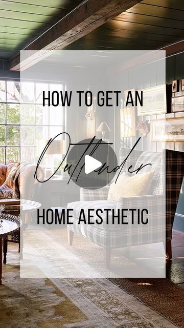 Mia Volk on Instagram: "How I would put together an outlander home aesthetic! American Colonial meets Scottish highland castlecore, a dash of French inspiration and a bit of cottage design. Lots of rustic carved wood furniture, prints of Scottish landscapes, warm tweeds, wool and plaid textiles, and romantically ornate pieces for a love story fit for Jamie and Claire Fraser that transcends time. 

#homedecor #decorideas #roomdecor #decorfinds #homestyle #decorhelp #nerdcore #nerdcorehomeseries #outlander #outlanderaesthetic #cottagecore #colonialhome

📷: Chris Loves Julia, Kristina Crestin, Callsign Design, Ella Rosenthal, Blanc Marine Intérieurs, John Boyd, Highlands Inn" Scottish Cottages Interior, Scottish Highlands Decor, Old Colonial Homes Interior, Outlander Home Aesthetic, Outlander Aesthetic Home, Nerdcore Aesthetic, Victorian Farmhouse Interior, Scottish Cottage Interior, Scottish Bedroom