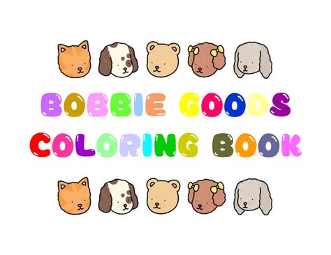 Bobbie Goods Coloring Book, Bobbi Goods, Bobbie Goods Coloring, Bobbie Goods, Lectures Notes, Coloring Book Art, Cute Coloring Pages, Printing Center, Sticker Collection