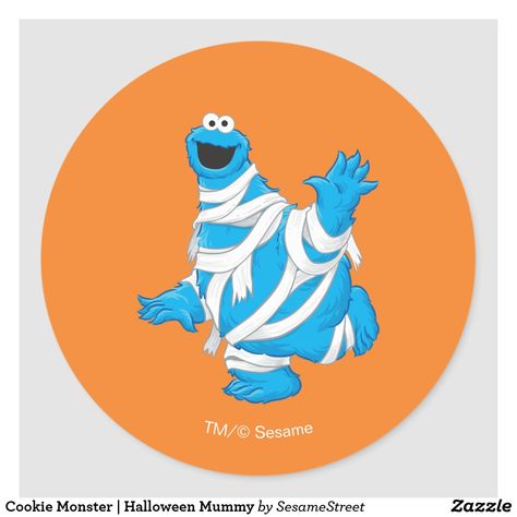 Cookie Monster Halloween, Monster Cookies Halloween, Happy Halloween Kids, Sesame Street Cookie Monster, Monster Halloween, Halloween Clips, Monster Characters, Halloween Mummy, Toddler Halloween