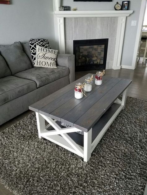 Glazing Furniture, Rustic Furniture Diy, Farmhouse Dining Room Table, Creative Coffee, Coffee Table Farmhouse, Diy Coffee, Farmhouse Dining Room, Farmhouse Furniture, Coffee Table Design