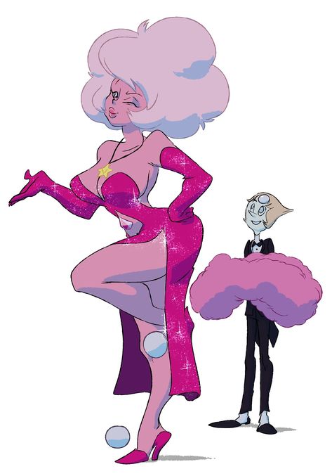 She looks really pretty in this picture (no homo) Steven Universe Pearl, Steven Universe Pictures, Steven Uni, Steven Universe Diamond, Steven Universe Oc, Pink Diamond Steven Universe, Steven Universe Wallpaper, Steven Universe Movie, Steven Universe Anime