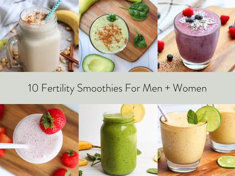 Increase your chances of a successful pregnancy and boost your fertility with these nutrient dense smoothies for fertility! Meals For Fertility, Avocado Smoothie Recipe, Fertility Smoothie, Fertility Boosters, Nutrient Dense Smoothie, Boost Fertility, Fertility Supplements, Pea Protein Powder, Perfect Smoothie