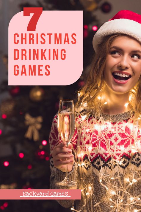 Adult Christmas Party Drinking Games, Drunk Christmas Games, Christmas Drinking Games Party Ideas, Christmas Games For Adults Drinking, Friendmas Party Ideas For Adults, Holiday Drinking Games For Adults, Adult Christmas Party Games Drinking, Friendmas Party Games, Girlfriends Christmas Party Ideas