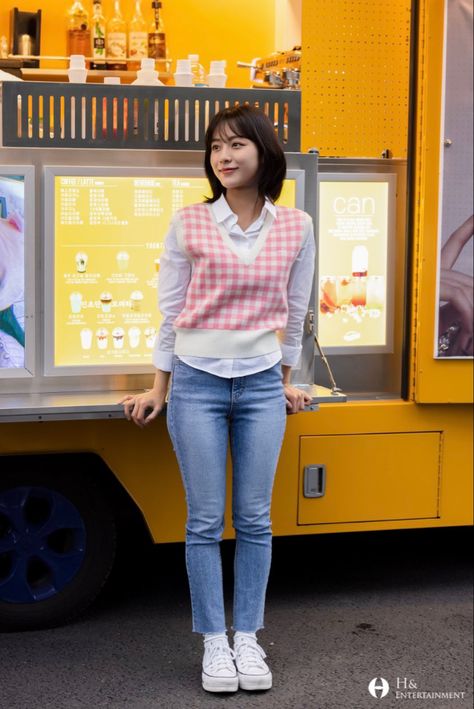 Korean Drama Office Outfit, Kdrama Women Outfits, Outfits Idols Kpop, Kdrama Outfits Women Casual, Korean Drama Outfits, True Beauty Outfits, Kdrama Outfits Women, Kang Minah, Kdrama Outfits