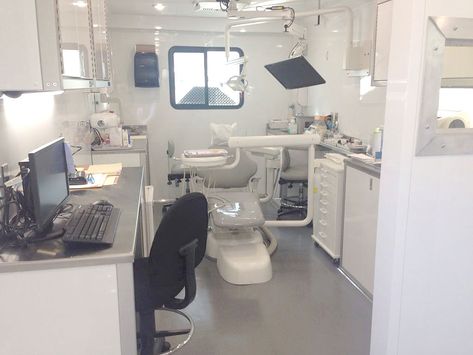 Mobile Dental Van, Mobile Health Clinic, Mobile Clinic, Bus Remodel, Digital Radiography, Caddy Van, Dental Business, Dentist Clinic, Modern Mobile