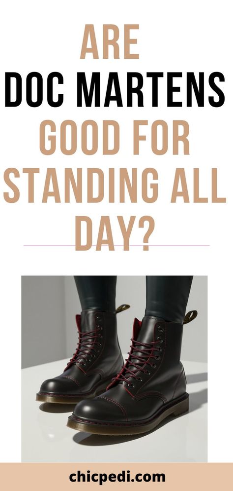 Are Doc Martens Good For Standing All Day? Ways To Style Doc Martens, Womens Doc Martens Outfits, Doc Martens Over 40, Doc Martens Socks, Dr Martens Outfit Women, 1461 Dr Martens Outfit, Brown Doc Martens Outfit, 1461 Dr Martens, Doc Martens Chelsea Boot