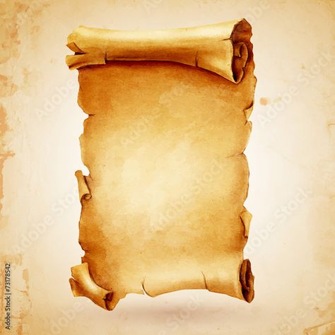 Stock Image: parchment aged Scroll Vector, Ancient Scroll, Pencil Sketch Drawing, Actor Picture, 36 Days Of Type, Background Vintage, Paper Roll, Old Paper, Vector Stock