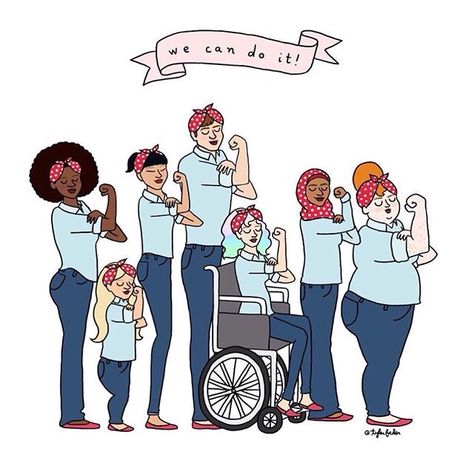 Intersectional Feminism: What It Is And Why We Need It For A Truly Gender Equal World Feminist Af, Intersectional Feminism, Feminist Quotes, Feminist Art, We Can Do It, Womens Rights, Art Plastique, A Group, Human Rights