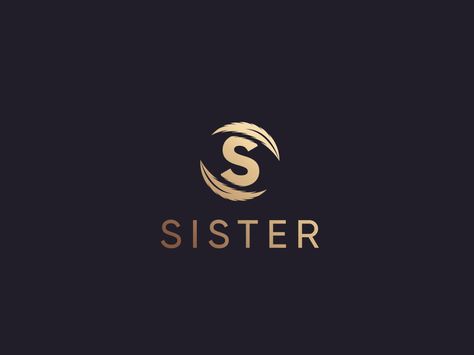 sister logo by med mansour Sisters Logo Design, Sister Logo Design, Sisters Logo, Sister Logo, Side Ponytails, Reference Website, Messy Bob Hairstyles, Cute Sister, Side Swept Hairstyles