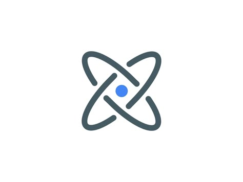 Atom Icon by Ryan Myers on Dribbble Atom Logo Design, Atom Logo, Letter V, Business Ideas, Atom, Icon Design, Global Community, Creative Professional, Logo Design