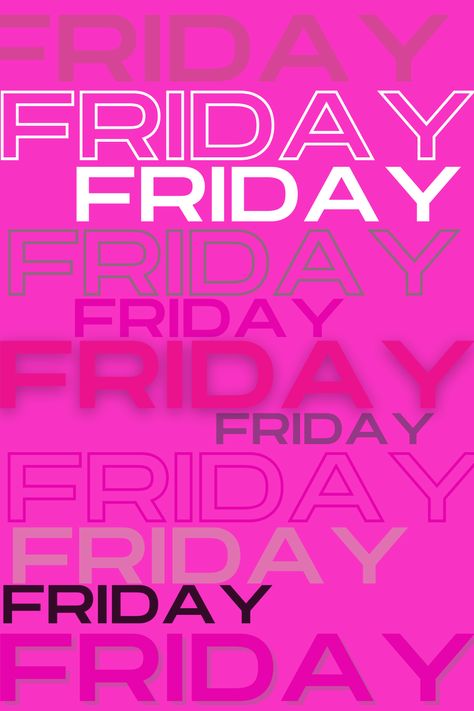 Pink Friday Sale Graphic, Sale Story Instagram Ideas, Friday Vibes Aesthetic, Pink Friday 2, Boutique Backgrounds, Message Of The Day, Quotes Background, Pink Board, Friday Vibes