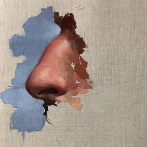 Michelle Tully & Timothy Stotz on Instagram: “Alla prima nose” Human Painting, Art Assignments, Oil Painting Inspiration, Collage Drawing, Instagram Painting, Oil Painting Tutorial, African Art Paintings, The Venetian, Oil Painting Portrait