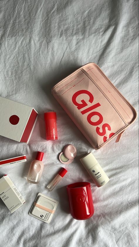 Mecca Makeup, Glossier Products, Ready Aesthetic, Blue Sunday, Glossier You, Coquette Girl, Makeup Haul, Gift Inspo, High End Makeup