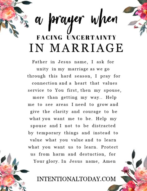 A prayer when facing uncertainty as a couple. Plus how to navigate seasons of hardship in marriage Prayer For Marriage, Friend Quotes Distance, Husband Quotes Marriage, Difficult Marriage, Newlywed Advice, Couples Prayer, Prayer For My Marriage, Marriage Prayers, Praying Wife