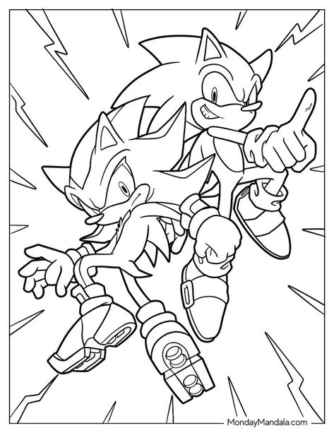 Discover amazing coloring pages! Click now to start your creative journey. Perfect for all ages! 😁🫶🏻 Sonic Printable, Sonic Coloring Pages, Scooby Doo Coloring Pages, Sonic Coloring, Thanksgiving Books, Shadow Sonic, Space Coloring Pages, Cartoon Coloring, Free Coloring Sheets