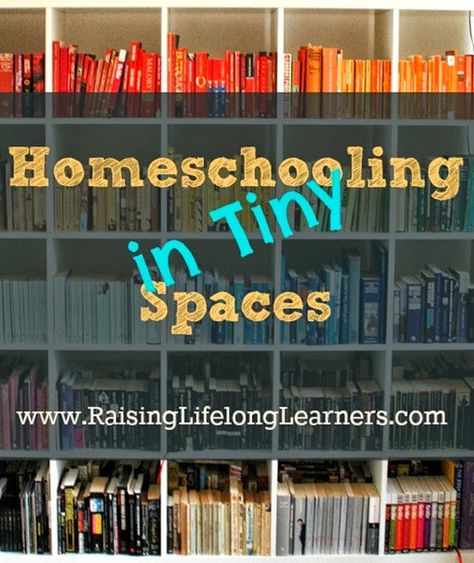 Homeschooling in Tiny Spaces via www.RaisingLifelongLearners.com Room Organization Hacks, Homeschool Room Organization, More Knowledge, Stay Sane, Better Job, Homeschool Schedule, Homeschool Room, Homeschool Classroom, Homeschool Life