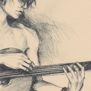 Vira13 deviantart,  when you get mad. 3 Days Grace, Guitar Sketch, Guitar Drawing, 4k Wallpaper Iphone, Black And White Art Drawing, Guitar Playing, Sketch Inspiration, Pencil Art Drawings, Realistic Drawings