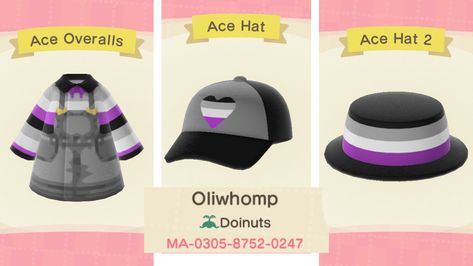 I finished the pride line of custom clothes in animal crossing 😊 I tried to stick to umbrella identities and sexualities plus ones that don’t fit under an umbrella, plus a couple i personally identify with. lmk if there are any additional flag requests, I have room for 1 or two more! See my board/pins for more flags! Creator code is MA-0305-8752-0247 feel free to share or use these designs as reference to make ur own❤️ Ace Pride Animal Crossing New Horizons Custom clothes designs Animal Crossing Pride Clothes, Animal Crossing Pride Flag, Acnh Pride Clothes, Animal Crossing Patterns Clothes, Animal Crossing Design Codes Flag, Ace Pride Art, Animal Crossing Pride, Acnh Flag Design Code, Animal Crossing Codes Clothes