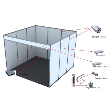 Panel Exhibition, Exhibition Panel, Stand Modular, Exhibition Display Stands, Modular Exhibition, Booth Design Exhibition, Partition Panel, Store Display Design, Booth Exhibition