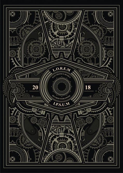 Steampunk Poster, Dvd Covers, Steampunk Design, Communication Design, Poster Template, Psd Templates, Royalty Free Photos, Graphic Design Inspiration, New Pictures