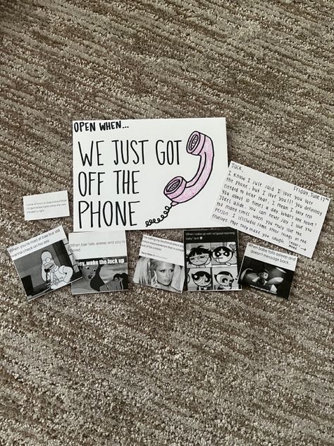 Cute Things To Make For My Boyfriend, Homemade Christmas Gifts For Boyfriend Creative, Long Distance Relationship Scrapbook, Read This When Letters Boyfriend, Read Me When You Need Me, Gf Activities, Open Me When Letters Ideas, Open When Card Ideas, Open When Letters For Boyfriend Examples