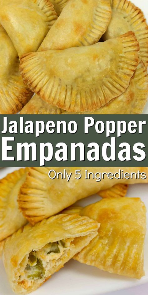 Sweet Empanadas Recipe, Easy Empanadas Recipe, Stylish Cravings, Baked Empanadas, Types Of Bellies, Cravings Recipes, Chicken Empanadas, Hand Pie Recipes, Jalapeno Popper