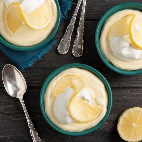 This classic, simple lemon mousse recipe is just the refreshing dessert you need. Serve with fresh fruit or eat alone. Mousse Deserts, Lemon Mouse, Lime Mousse, Lemon Desserts Easy, Traditional Easter Desserts, Spring Flavors, Creamy Pie, Lemon Mousse, Watermelon And Lemon