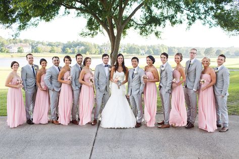 Light Pink Bridesmaid Dresses, Groom Tux, Cheap Bridesmaid, Wedding Cake Pictures, Custom Bridesmaid Dress, Bridesmaid Colors, Pink Bridesmaid Dresses, Bridesmaid Gown, Virginia Weddings